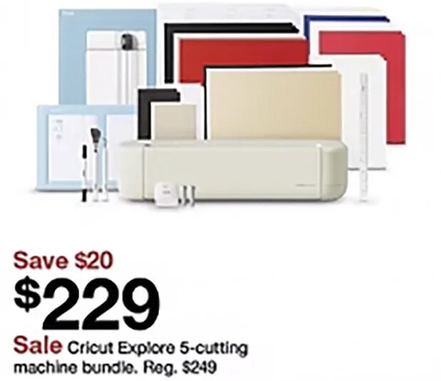 Cricut Explore 5-cutting machine bundle
