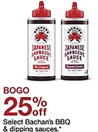 Bachan's BBQ & dipping sauces
