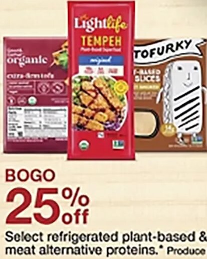 Refrigerated plant-based & meat alternative proteins