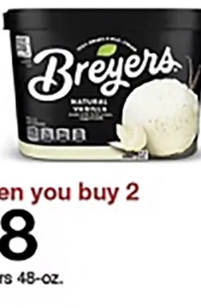 Breyers 48-oz. ice cream at Target