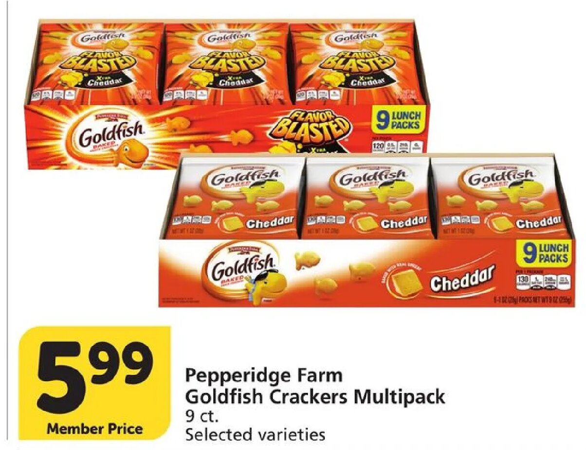 Pepperidge Farm Goldfish Crackers Multipack