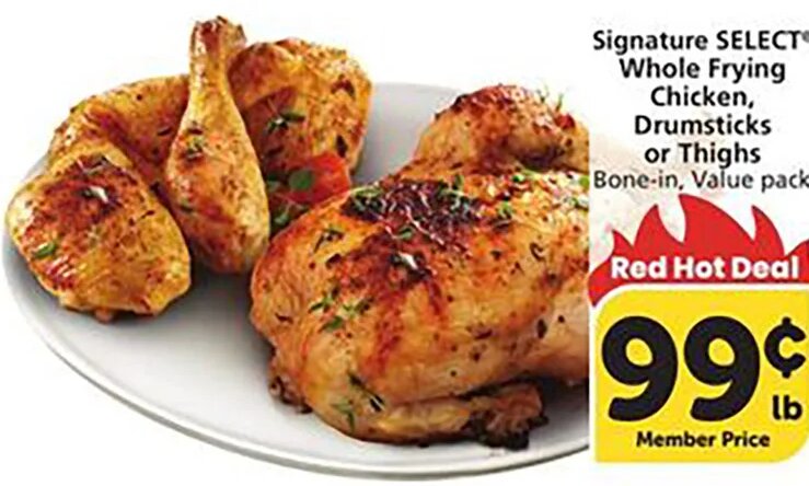 Signature SELECT Whole Frying Chicken, Drumsticks or Thighs