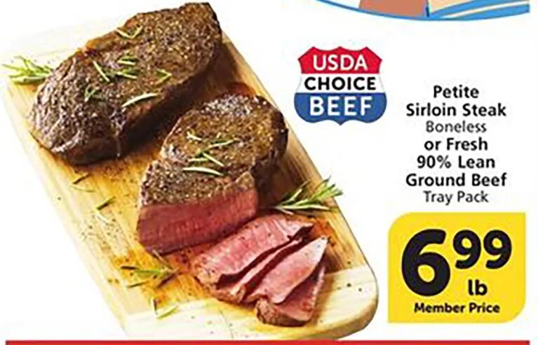Petite Sirloin Steak at Vons