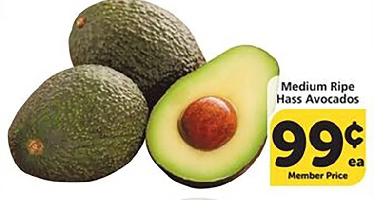 Medium Ripe Hass Avocados