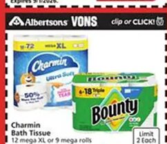 Charmin/Bounty at Vons