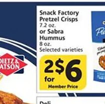 Snack Factory Pretzel Crisps