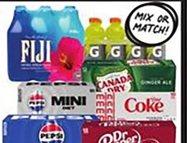 Fiji, Coke, Pepsi
