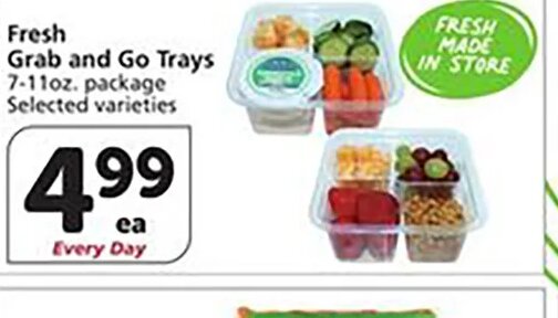 Fresh Grab and Go Trays