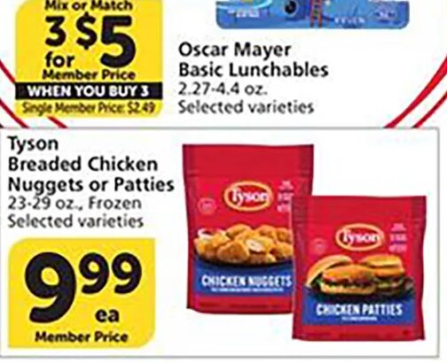 Oscar Mayer Basic Lunchables