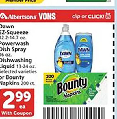 Dawn Powerwash Dish Spray at Vons