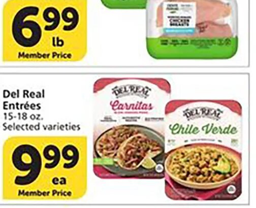 Open Nature Chicken Breast or Thighs at Vons