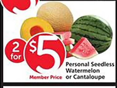 Personal Seedless Watermelon at Vons