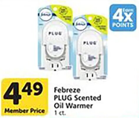 Febreze PLUG Scented Oil Warmer at Vons