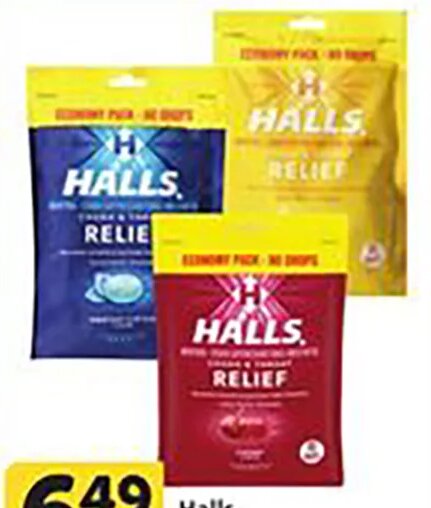 Halls Economy Bags