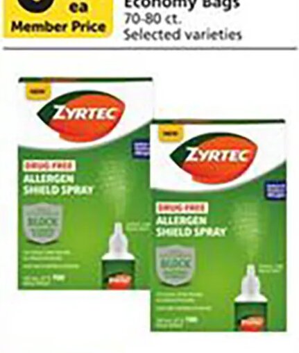 Zyrtec Allergen Shield Spray