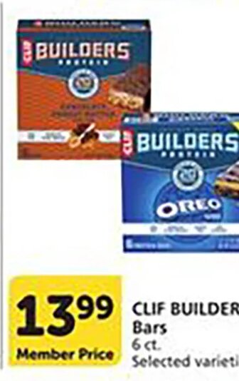 CLIF BUILDERS Bars