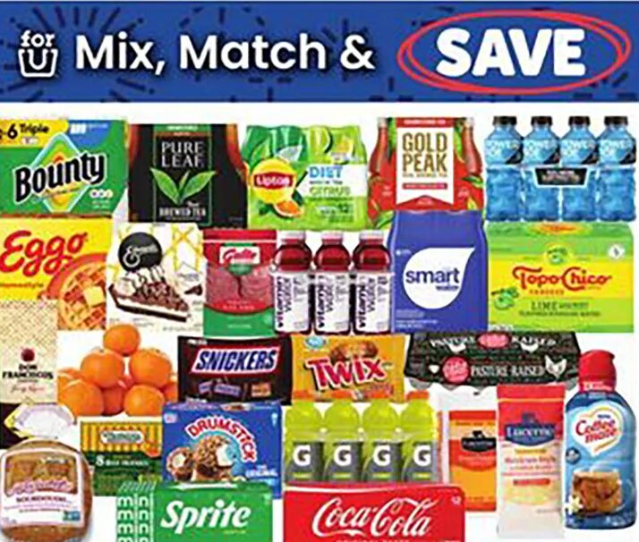 Mix & Match Assorted Beverages and Snacks