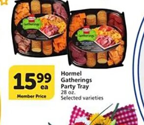Hormel Gatherings Party Tray at Vons