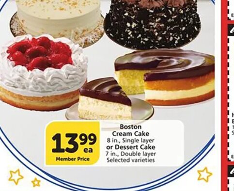 Boston Cream Cake