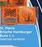 St. Pierre Brioche Hamburger Buns