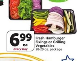 Fresh Hamburger Fixings