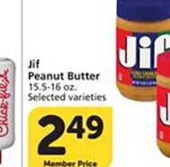 Jif Peanut Butter at Vons
