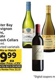 Oyster Bay or Josh Cellars