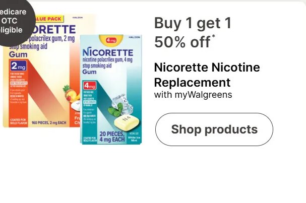 Nicorette Nicotine Replacement