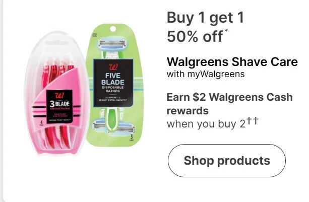 Walgreens Shave Care