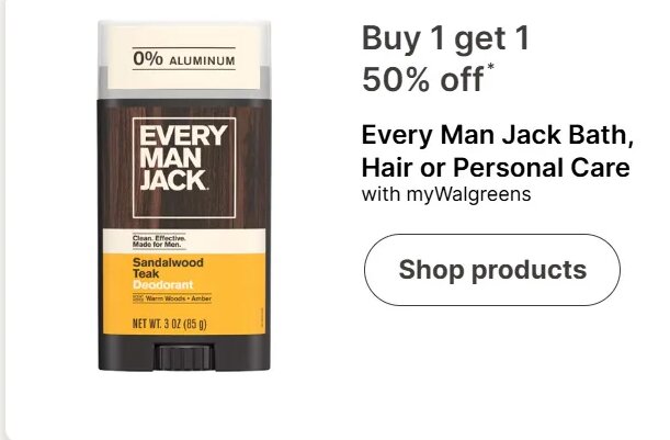 Every Man Jack Bath, Hair or Personal Care