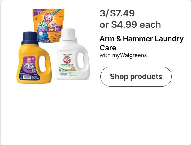 Arm & Hammer Laundry Care at Walgreens