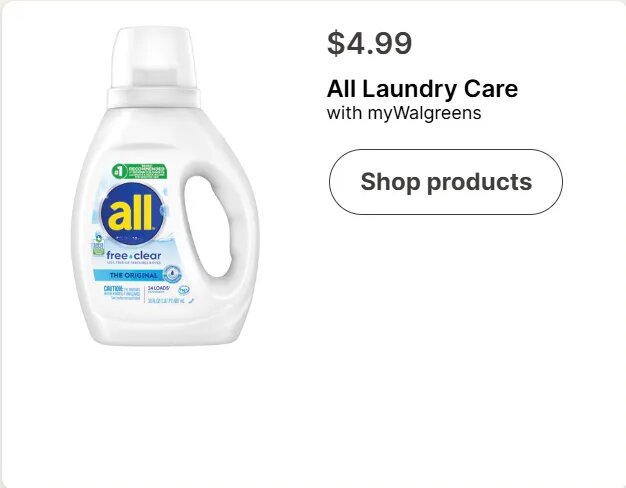 All Laundry Care at Walgreens