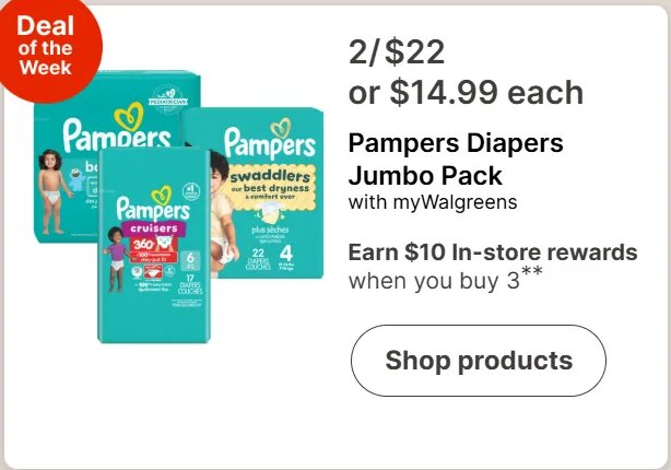Pampers Diapers Jumbo Pack