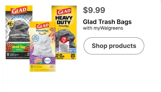 Glad Trash Bags