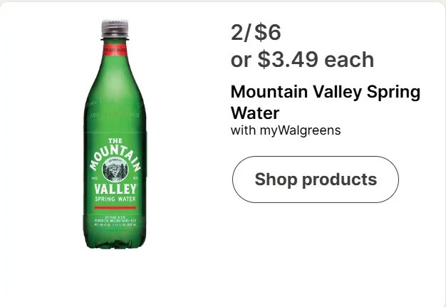 Mountain Valley Spring Water