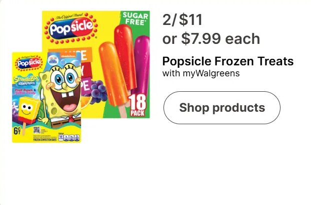 Popsicle Frozen Treats