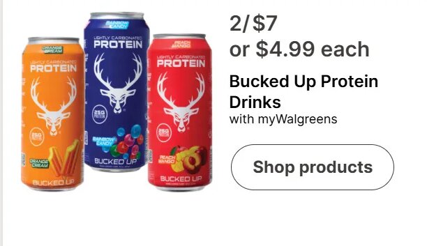 Bucked Up Protein Drinks