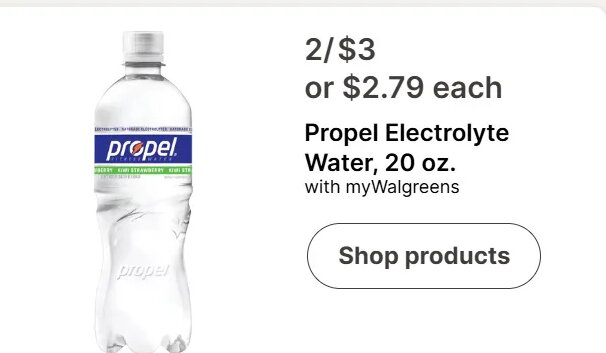 Propel Electrolyte Water, 20 oz.