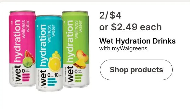 Wet Hydration Drinks