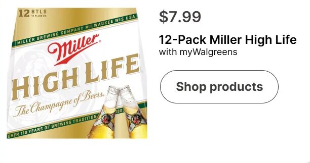 12-Pack Miller High Life