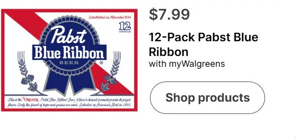 12-Pack Pabst Blue Ribbon