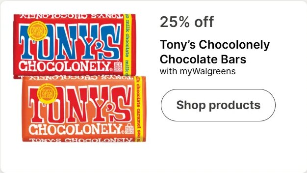 Tony's Chocolonely Chocolate Bars