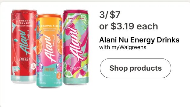 Alani Nu Energy Drinks