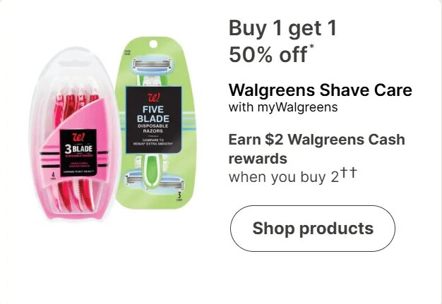 Walgreens Shave Care
