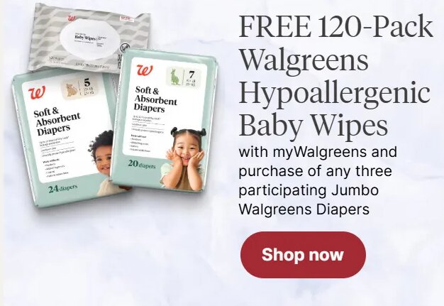 Walgreens Hypoallergenic Baby Wipes