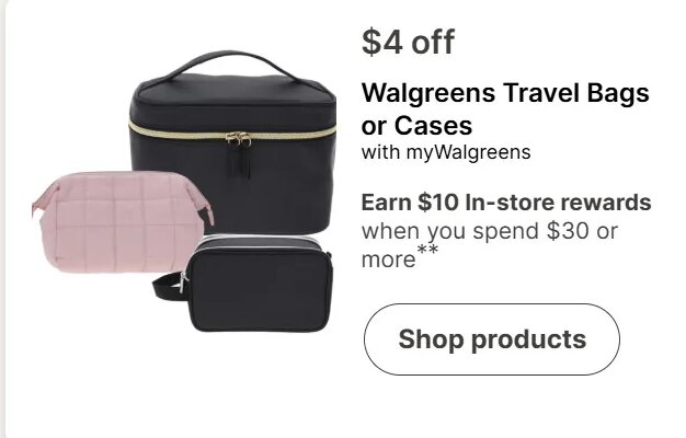 Walgreens Travel Bags or Cases