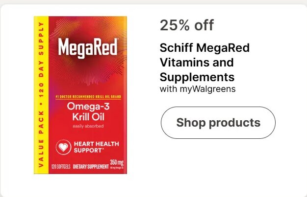 Schiff MegaRed Vitamins and Supplements