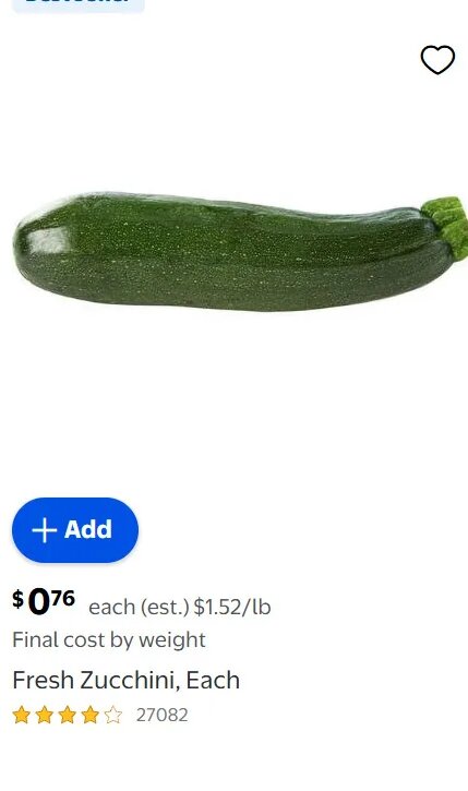 Fresh Zucchini