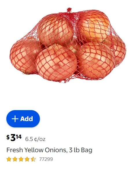 Fresh Yellow Onions