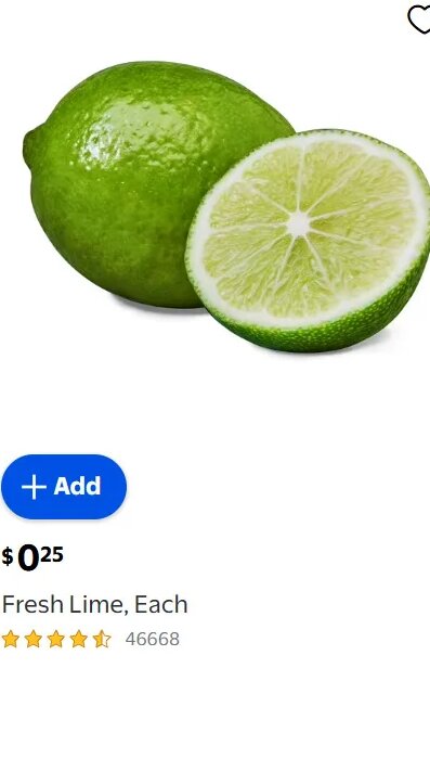 Fresh Lime, Each